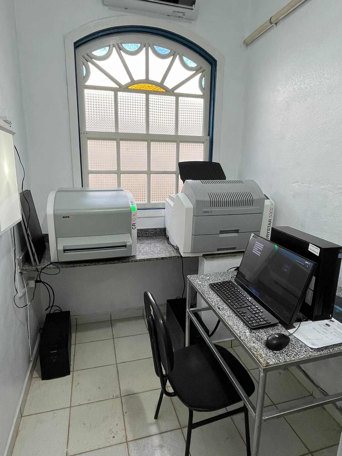 Troca do nosso equipamento de raio-X por um moderno aparelho digital